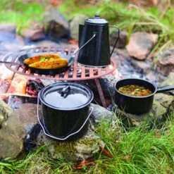 ESSCHERT DESIGN Pannenset Kampvuur - 4 Delig - Outdoor - Metaal -Bo-Camp Verkoop 1200x1200 1174