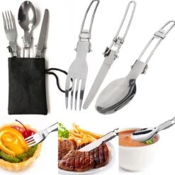 Camping Outdoor Kookset 13-delig Camping Servies En Pannen Pannenset Keukengerei - BPA-vrij & Geen Giftige Stoffen - Opvouwbaar & Licht - Ideaal Voor Reizen, Festival, Wandelen -Bo-Camp Verkoop 1200x1200 1180