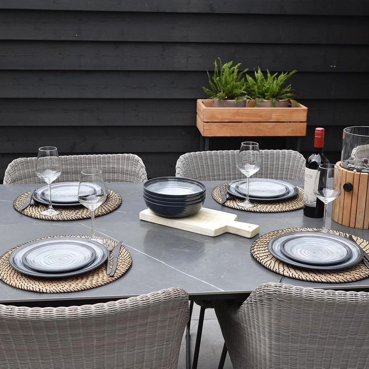 Travellife Jávea Serviesset - 16-delig - Donkergrijs Travellife Jávea Serviesset - 16-delig - Donkergrijs -Bo-Camp Verkoop 1200x1200 1210