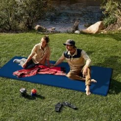 HikeMeister- Slaapmat - 200x 66 X 10 Cm - Zelfopblazend - 1 Persoons - Blauw