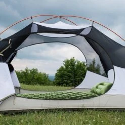 TRVLMORE Slaapmat - Zelfopblazend - 1 Persoons - Ingebouwde Pomp En Kussen - Groen -Bo-Camp Verkoop 1200x1200 1283