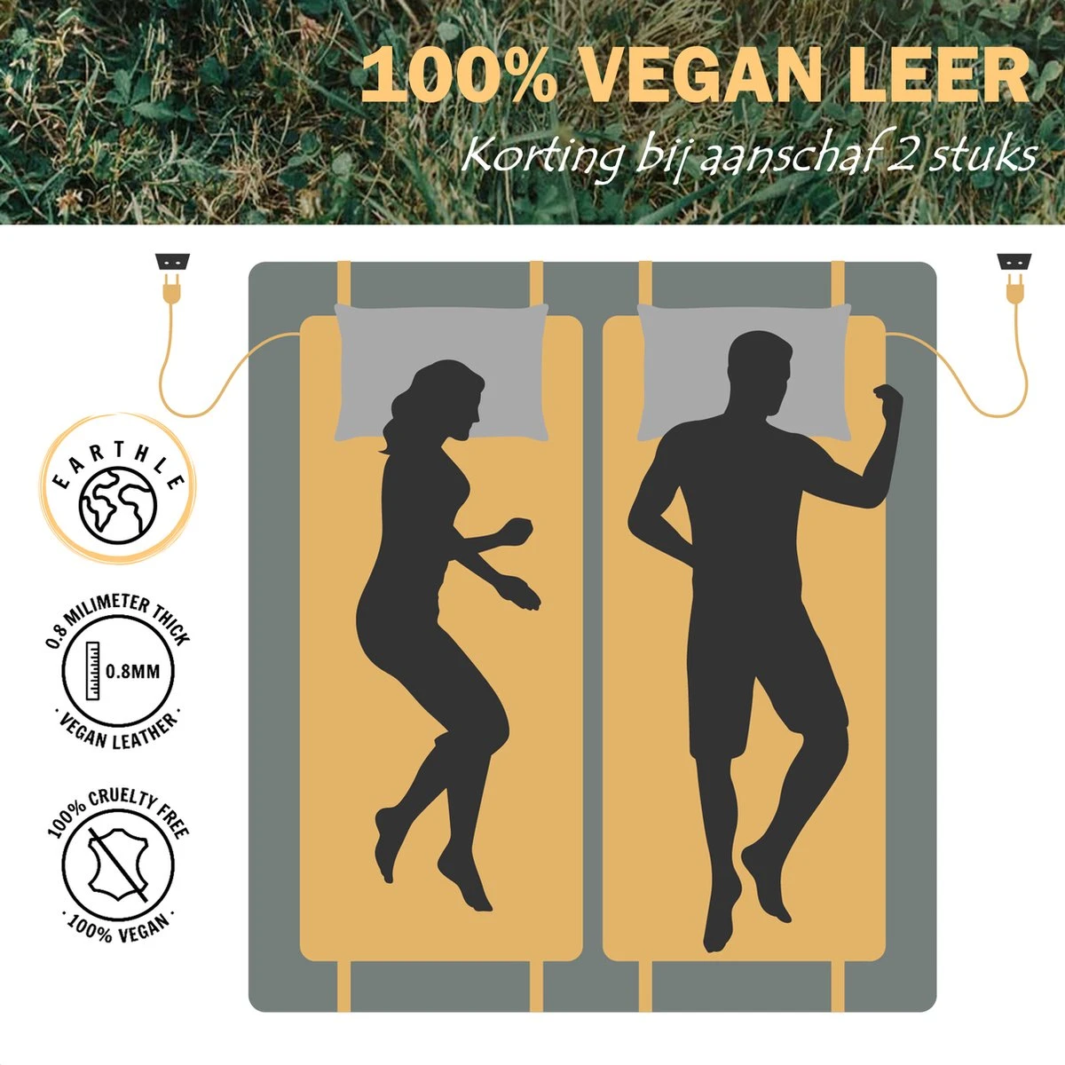 Earthle Earthing Slaapmat - Aardingsmat - Aarden - Earthing Mat - Aarding - Grounding Mat Earthle Earthing Slaapmat - Aardingsmat - Aarden - Earthing Mat - Aarding - Grounding Mat -Bo-Camp Verkoop 1200x1200 1296