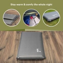 Skandika Easy Single Zelfopblaasbaar Slaapmat – Slaapmat – Slaapmat Zelfopblazend – Logeerbed – Polyester, PVC - Premium Zelfopblazend Luchtbed, Antislip-materiaal, Ideaal Voor Camping – Outdoor, Camping – Kamperen – 196 X 60 X 10 Cm – 3.2kg - Grijs 4 Skandika Easy Single Zelfopblaasbaar Slaapmat – Slaapmat – Slaapmat Zelfopblazend – Logeerbed – Polyester, PVC - Premium Zelfopblazend Luchtbed, Antislip-materiaal, Ideaal Voor Camping – Outdoor, Camping – Kamperen – 196 X 60 X 10 Cm – 3.2kg - Grijs -Bo-Camp Verkoop 1200x1200 1317