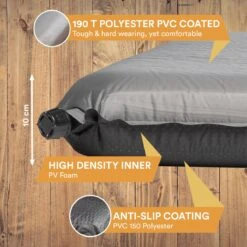 Skandika Easy Single Zelfopblaasbaar Slaapmat – Slaapmat – Slaapmat Zelfopblazend – Logeerbed – Polyester, PVC - Premium Zelfopblazend Luchtbed, Antislip-materiaal, Ideaal Voor Camping – Outdoor, Camping – Kamperen – 196 X 60 X 10 Cm – 3.2kg - Grijs 7 Skandika Easy Single Zelfopblaasbaar Slaapmat – Slaapmat – Slaapmat Zelfopblazend – Logeerbed – Polyester, PVC - Premium Zelfopblazend Luchtbed, Antislip-materiaal, Ideaal Voor Camping – Outdoor, Camping – Kamperen – 196 X 60 X 10 Cm – 3.2kg - Grijs -Bo-Camp Verkoop 1200x1200 1320