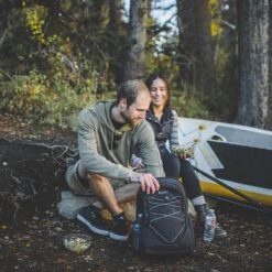 Koeltas Rugzak (25L) - Geschikt Voor 28 Blikjes - Lunchtas Voor Dames En Heren - Zwart -Bo-Camp Verkoop 1200x1200 1336