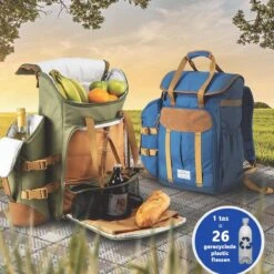 Cabinmax Koeltas - Koelrugzak - Picknick - Picknicktas Met Flessenhouder - Koelrugtas 24L - Olive Green 5 Cabinmax Koeltas - Koelrugzak - Picknick - Picknicktas Met Flessenhouder - Koelrugtas 24L - Olive Green -Bo-Camp Verkoop 1200x1200 1473
