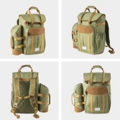 Cabinmax Koeltas - Koelrugzak - Picknick - Picknicktas Met Flessenhouder - Koelrugtas 24L - Olive Green 7 Cabinmax Koeltas - Koelrugzak - Picknick - Picknicktas Met Flessenhouder - Koelrugtas 24L - Olive Green -Bo-Camp Verkoop 1200x1200 1474