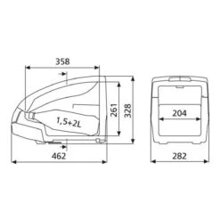 Dometic TB15 - Thermo-elektrische Personenauto Koelbox - 15 Liter - 12V -Bo-Camp Verkoop 1200x1200 1484