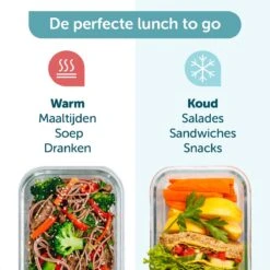 ForDig Lunchtas Grijs - Koeltas Gemaakt Van 600D Polyester Met PEVA-Voering - Ruimte Voor Lunchtrommel / Snacks / Blikjes - Koel Tas Met Mesh Opbergruimtes En Ruimte Voor Bestek - Lunch Tas Cool Bag - Coolerbag - Kleine Cooler -Bo-Camp Verkoop 1200x1200 1510