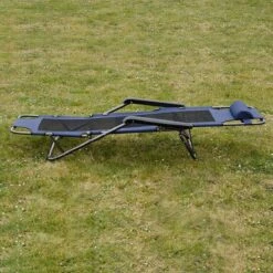 Ligstoel 180x60cm - Opvouwbaar Campingstoel Ligbed Strandstoel Tuinstoel Vouwligstoel Blauw -Bo-Camp Verkoop 1200x1200 152