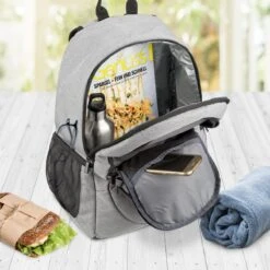 Bomoe Koeltas Rugzak IceBreezer KR45 Koelrugzak Grijs 45x19x33 Cm - 25 Liter -Bo-Camp Verkoop 1200x1200 1652