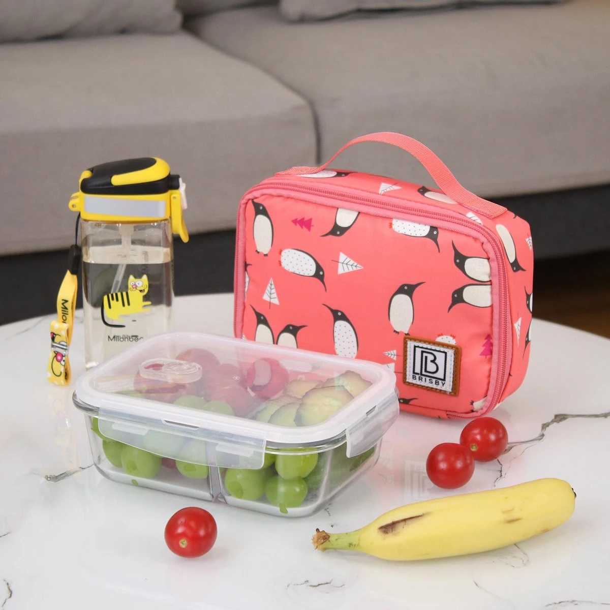 Brisby 4 Laags Geïsoleerde Koeltas - Lunchtas 1.5 liter - Roze Pinguïn Brisby 4 Laags Geïsoleerde Koeltas - Lunchtas 1.5 Liter - Roze Pinguïn -Bo-Camp Verkoop 1200x1200 1705