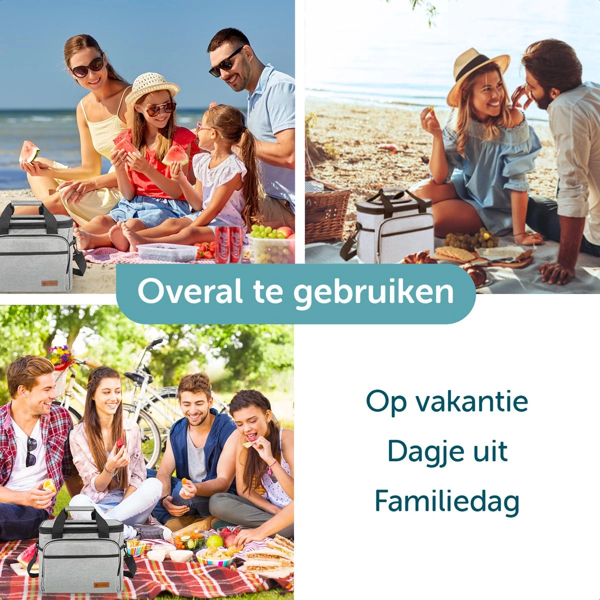 ForDig Koeltas L Grijs (15 liter) - Gemaakt van 600D Polyester met PEVA-Voering - Ruimte voor 20 Blikjes of 10 Halve Liter Flessen - Opvouwbaar Koel Tas met Easy-Acces Flap - Ruimte voor Bestek - Picknick Cool Bag - Coolerbag - Grote Cooler ForDig Koeltas L Grijs (15 Liter) - Gemaakt Van 600D Polyester Met PEVA-Voering - Ruimte Voor 20 Blikjes Of 10 Halve Liter Flessen - Opvouwbaar Koel Tas Met Easy-Acces Flap - Ruimte Voor Bestek - Picknick Cool Bag - Coolerbag - Grote Cooler -Bo-Camp Verkoop 1200x1200 1716