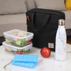 Brisby 4 Laags Geïsoleerde Koeltas - Lunchtas 7 Liter - Zwart -Bo-Camp Verkoop 1200x1200 1768