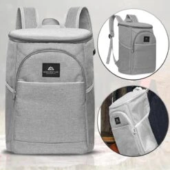 Needventure Koeltas - Lunchtas - Koelrugtas - Picknicktas - 20 Liter - Flessenhouder - Bieropener - Grijs -Bo-Camp Verkoop 1200x1200 1775