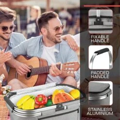 Bomoe Koeltas Picknickmand Opvouwbaar IceBreezer K47 - 47x27x26 Cm - 32 Liter- Perfect Voor Barbecues Of Boodschappen -Bo-Camp Verkoop 1200x1200 1785