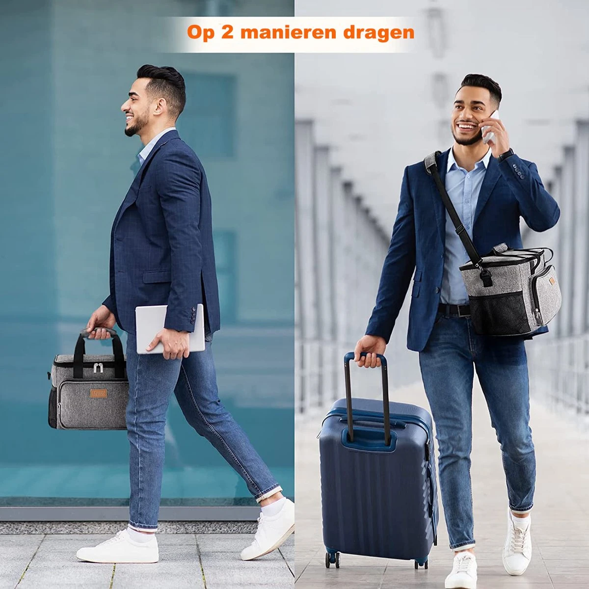 Lunchtas - Koeltas voor Dames en Heren - Cool bag - 4 Laags Geïsoleerde Koeltas - Kleine Cooler - Lunch Box - Lunchtas 15 Liter Lunchtas - Koeltas Voor Dames En Heren - Cool Bag - 4 Laags Geïsoleerde Koeltas - Kleine Cooler - Lunch Box - Lunchtas 15 Liter -Bo-Camp Verkoop 1200x1200 1787