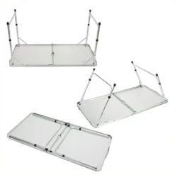 Casaria Campingtafel – Inklapbaar Verstelbaar - 120x60x70 Cm Grijs -Bo-Camp Verkoop 1200x1200 179