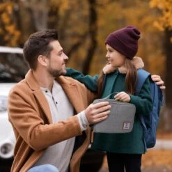 Brisby 4 Laags Geïsoleerde Koeltas - Lunchtas 1.5 Liter - Lichtgrijs -Bo-Camp Verkoop 1200x1200 1828