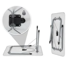 TecTake - Campingtafel - Inklapbaar, Afmetingen 80 X 60 X 68 Cm - 402173 -Bo-Camp Verkoop 1200x1200 183