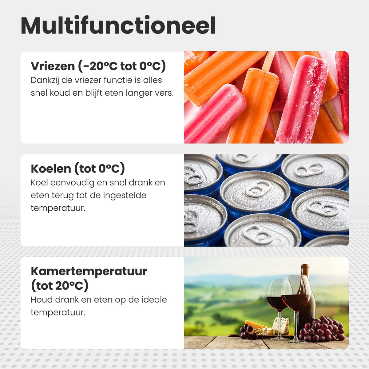 Auronic Elektrische Koelbox - 30.4L - Compressor - 12V en 240V - Grijs Auronic Elektrische Koelbox - 30.4L - Compressor - 12V En 240V - Grijs -Bo-Camp Verkoop 1200x1200 1853