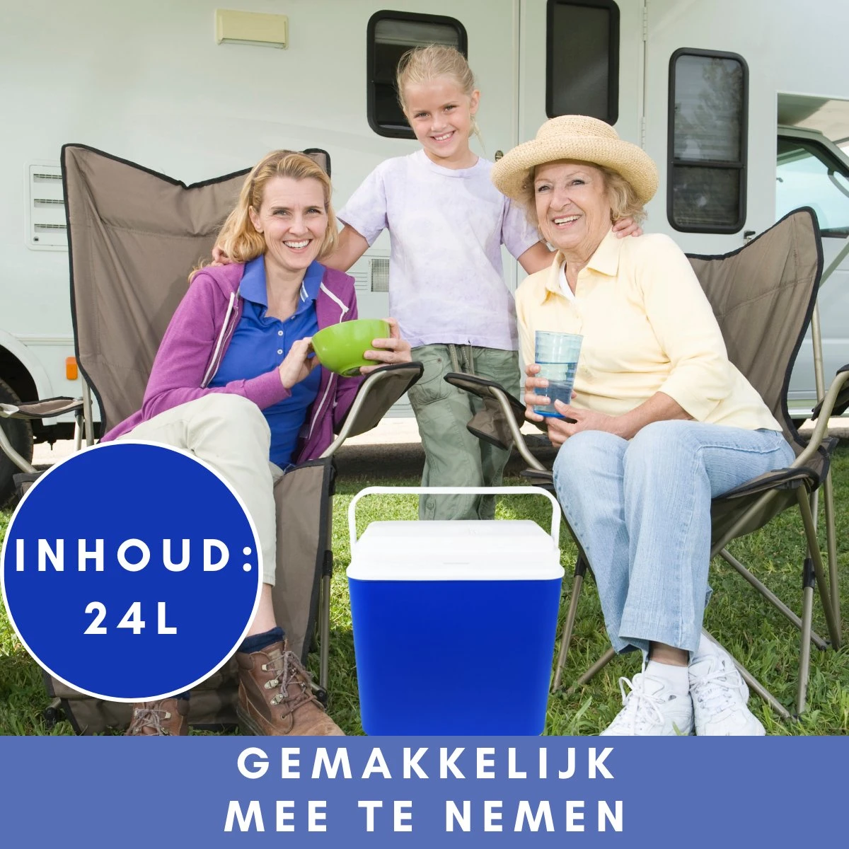 Niceey Thermo Elektrische Koelbox - 24 Liter - Koelbox Elektrisch 12v 230 Volt - Coolbox - Koelt & Verwarmt - Blauw Niceey Thermo Elektrische Koelbox - 24 Liter - Koelbox Elektrisch 12v 230 Volt - Coolbox - Koelt & Verwarmt - Blauw -Bo-Camp Verkoop 1200x1200 1873