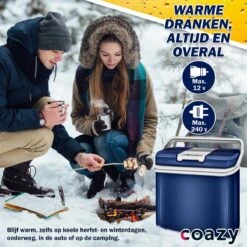 Coazy Koelbox 24L Elektrisch 12v 230 Volt - Met ECO Modus Voor Auto & Camping - Elektrische Frigobox Klein - Verkoelt En Verwarmt - Eco Modus - MiniBar - Electrische Mini Koelkast -Bo-Camp Verkoop 1200x1200 1925