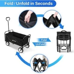 Rijoka Opvouwbare Bolderkar Mét Harde Bodem | Zwart -Bo-Camp Verkoop 1200x1200 1952