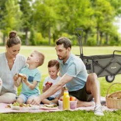 LifeGoods Bolderkar - Opvouwbaar - Draaibare Wielen - 2 Standen - 70KG Draagkracht - Groen 5 LifeGoods Bolderkar - Opvouwbaar - Draaibare Wielen - 2 Standen - 70KG Draagkracht - Groen -Bo-Camp Verkoop 1200x1200 2006