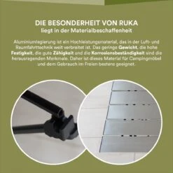Skandika Ruka S Kleine Campingtafel – Campingtafels - Aluminium Campingtafel, Opvouwbaar, Zeer Licht, Eenvoudig Te Monteren, Stabiele Standaard - Opvouwtafel Voor Kamperen, Tenten Wandelen, Reizen, Thuis, Tuin – Tot Max. 20 Kg. - Grijs -Bo-Camp Verkoop 1200x1200 206