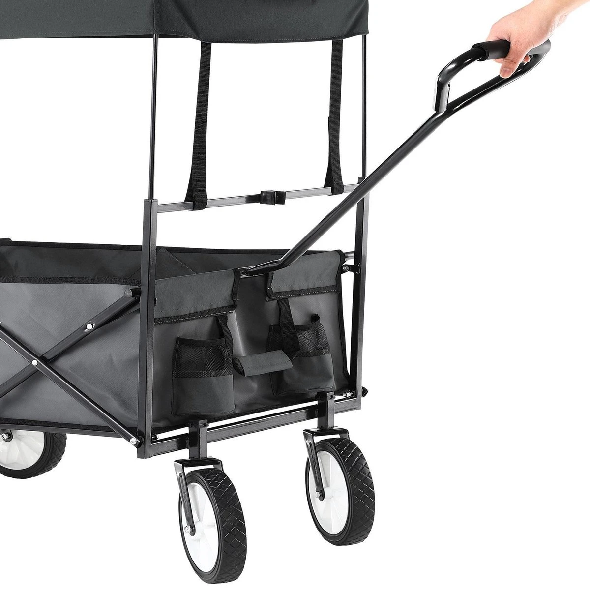 Monzana Bolderkar Opvouwbaar - 100 Liter - met Afneembaar Dak Grijs Monzana Bolderkar Opvouwbaar - 100 Liter - Met Afneembaar Dak Grijs -Bo-Camp Verkoop 1200x1200 2155