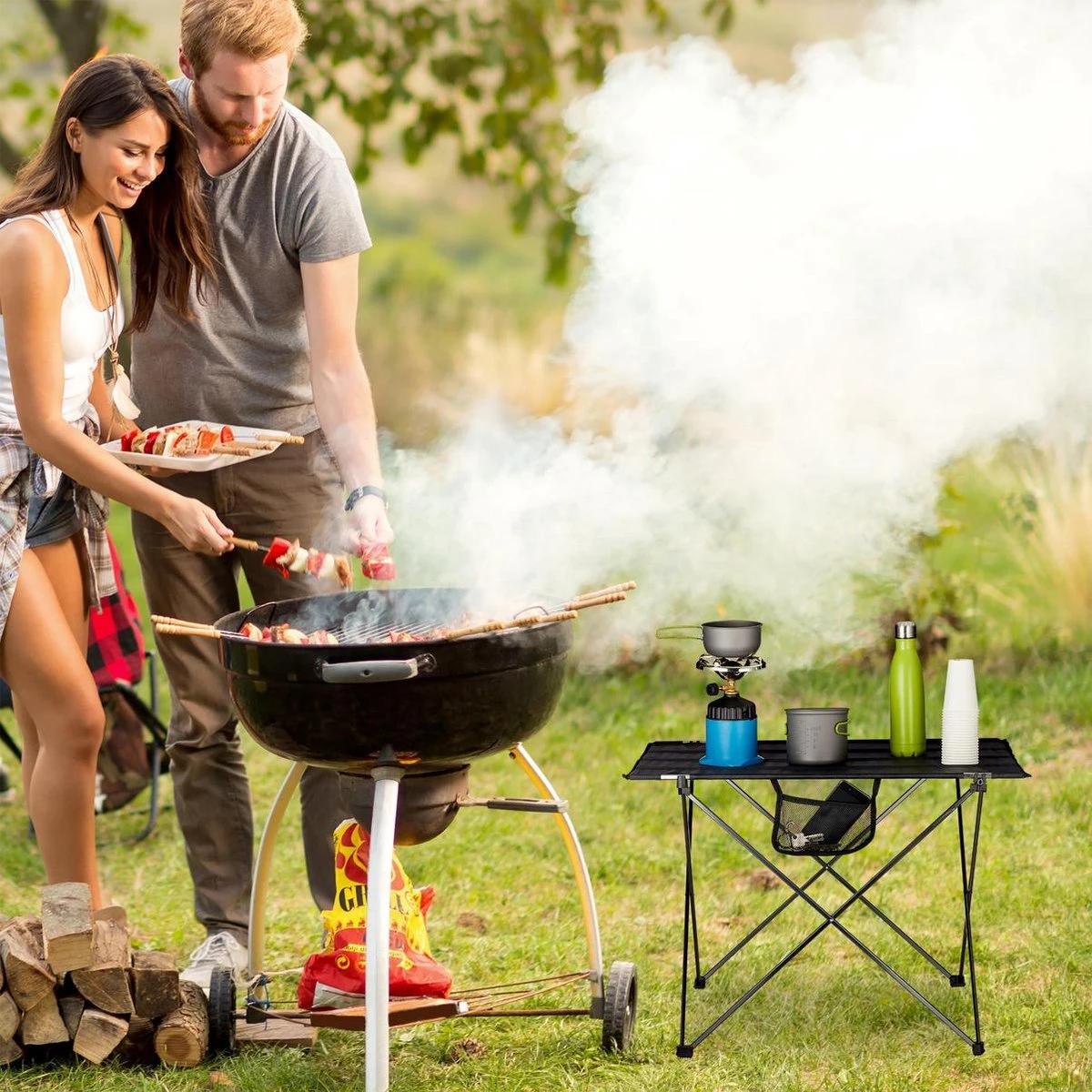Relaxdays campingtafel inklapbaar - kampeertafel - klaptafel - picknicktafel - draagzak Relaxdays Campingtafel Inklapbaar - Kampeertafel - Klaptafel - Picknicktafel - Draagzak -Bo-Camp Verkoop 1200x1200 243