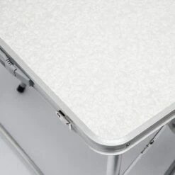 Aluminium Kampeertafel 120x60cm - Campingtafel Inklapbaar - 3-voudig Verstelbare Vouwtafel Grijs -Bo-Camp Verkoop 1200x1200 363