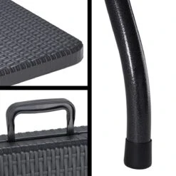 Casaria Tuintafel Opvouwbaar – Met Draaggreep 180x75 Cm – Zwart -Bo-Camp Verkoop 1200x1200 370