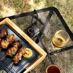 Travellife Greccio Outdoor Tafel Mesh Black 90 X 60 -Bo-Camp Verkoop 1200x1200 380