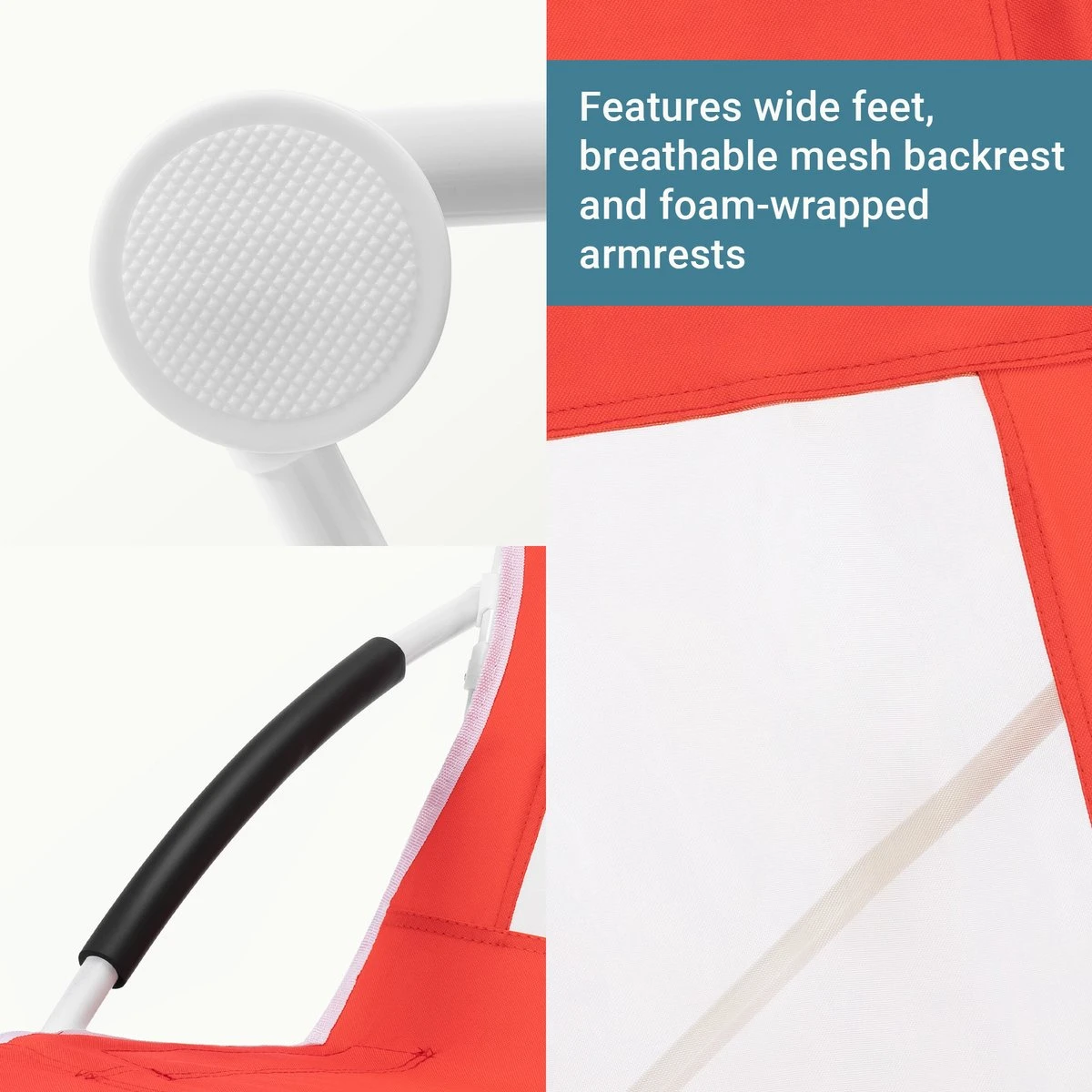 JEMIDI Lichtgewicht Inklapbare Draagbare Strandstoel - Opvouwbare Campingstoel met Draagtas - Ademend en Comfortabel JEMIDI Lichtgewicht Inklapbare Draagbare Strandstoel - Opvouwbare Campingstoel Met Draagtas - Ademend En Comfortabel -Bo-Camp Verkoop 1200x1200 389