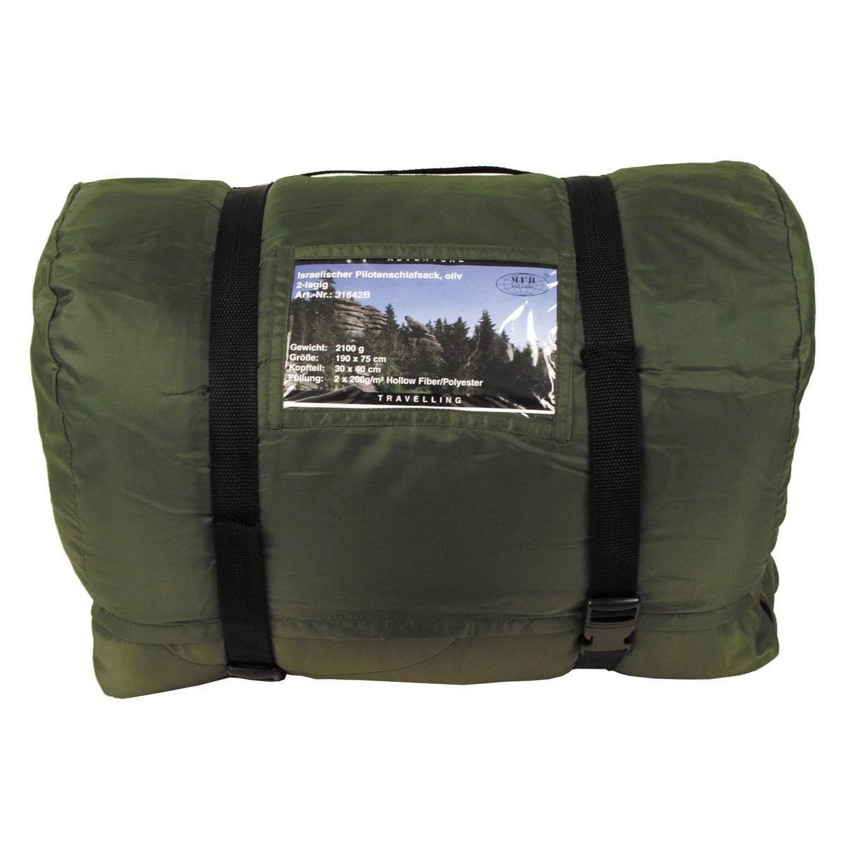 MFH - Pilotenslaapzak olijf/legergroen 2-laags MFH - Pilotenslaapzak Olijf/legergroen 2-laags -Bo-Camp Verkoop 1200x1200 515