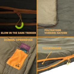 Dutch Mountains Slaapzak Vlieland XL - Grote Katoenen 210 X 80cm Lichtgewicht - Incl. Tasje En Tochtstrip -Comfortzone: 5-8 Graden- 2 Dutch Mountains Slaapzak Vlieland XL - Grote Katoenen 210 X 80cm Lichtgewicht - Incl. Tasje En Tochtstrip -Comfortzone: 5-8 Graden- -Bo-Camp Verkoop 1200x1200 530