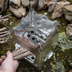 Innovagoods INKLAPBARE STALEN CAMPINGOVEN FLAMET - Camping Oven - Mini Oven - Camping Oventje - Oventje Camping - Mini Oven Vrijstaand - Mini Oventje 4 Innovagoods INKLAPBARE STALEN CAMPINGOVEN FLAMET - Camping Oven - Mini Oven - Camping Oventje - Oventje Camping - Mini Oven Vrijstaand - Mini Oventje -Bo-Camp Verkoop 1200x1200 591