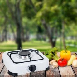 Orange85 Camping - Gaspit - Wit - 1 Pit - 26 Cm - Kamperen - Kooktoestel Camping - Koken -Bo-Camp Verkoop 1200x1200 669