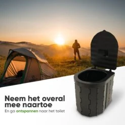 KNGZ Outdoor Gear – Camping Toilet – Nieuw Model – Biologisch Afbreekbare Zakjes – Opvouwbare Camping Toilet Met Deksel – Camping Toilet Hoge Zit – Draagbare WC Emmer Volwassen – Draagbaar Mobiel Potje – Nachtemmer – Opvouwbaar Toilet – Kamperen 7 KNGZ Outdoor Gear – Camping Toilet – Nieuw Model – Biologisch Afbreekbare Zakjes – Opvouwbare Camping Toilet Met Deksel – Camping Toilet Hoge Zit – Draagbare WC Emmer Volwassen – Draagbaar Mobiel Potje – Nachtemmer – Opvouwbaar Toilet – Kamperen -Bo-Camp Verkoop 1200x1200 708