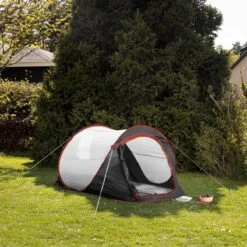 JEMIDI Tweepersoons Pop-up Tent - Opgooitent, Werptent Voor 2 Personen - Ideaal Als Festivaltent Of Kampeertent - Verschillende Kleuren -Bo-Camp Verkoop 1200x1200 785