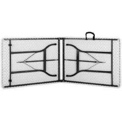 Casaria Tuintafel Opvouwbaar – Met Draaggreep 220x70 Cm – Wit -Bo-Camp Verkoop 1200x1200 83