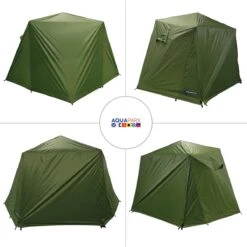 FisherPro Karpertent Met Stormcover – Vistent – Tent - Bescherming Tegen Zon En Wind – 100% Waterdichte Stormhoes – Met Handige Meeneemtas – Ook Geschikt Als Strandtent Of Festivaltent – Extra Veiligheid En Warmte Door Stormcover 14 FisherPro Karpertent Met Stormcover – Vistent – Tent - Bescherming Tegen Zon En Wind – 100% Waterdichte Stormhoes – Met Handige Meeneemtas – Ook Geschikt Als Strandtent Of Festivaltent – Extra Veiligheid En Warmte Door Stormcover -Bo-Camp Verkoop 1200x1200 864