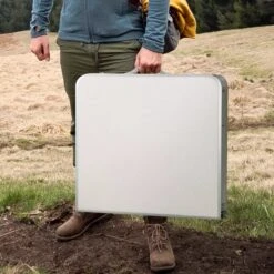 Merkloos Campingtafel - Opklapbaar - 75 X 55 X 70 Cm - Compact - Met Handvat 2 Merkloos Campingtafel - Opklapbaar - 75 X 55 X 70 Cm - Compact - Met Handvat -Bo-Camp Verkoop 1200x1200 90