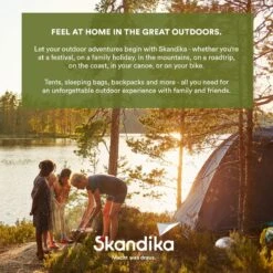 Skandika Montana 8 Tent – Tunneltenten – 8 Persoons Tent – Campingtent – 200 Cm Stahoogte – 2-4 Slaapcabines - Muggengaas – Familietent – 4 Ingangen – 700 X 310 X 200 Cm (L X B X H) - 5000 Mm Waterkolom – Outdoor, Camping – Kamperen – Blauw -Bo-Camp Verkoop 1200x1200 905