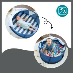 Babymoov Babyni Speelruimte & Extra Bedje Anti-UV FPS 50+ Marinière -Bo-Camp Verkoop 1200x1200 914