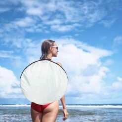 Relaxdays Strandtent Pop-up - Omkleedtent - 145x180 Cm - 2-3 Personen - Beachtent -compact - Oranje -Bo-Camp Verkoop 1200x1200 927