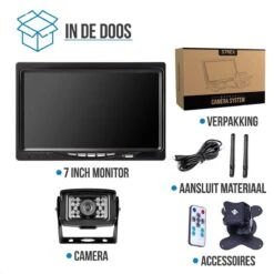 Strex Achteruitrijcamera Set Draadloos - 7" Scherm - 18LED Nachtzicht 15m - IP67 Waterdicht - Achteruitrij Camera - Geschikt Voor Auto/ Camper / Caravan / Vrachtwagen / Landbouw / Boot / Tractor 9 Strex Achteruitrijcamera Set Draadloos - 7" Scherm - 18LED Nachtzicht 15m - IP67 Waterdicht - Achteruitrij Camera - Geschikt Voor Auto/ Camper / Caravan / Vrachtwagen / Landbouw / Boot / Tractor -Bo-Camp Verkoop 1200x1200 953