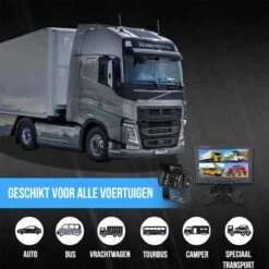 Strex Achteruitrijcamera Set Bedraad Met 4 Camera's (tegelijk Bekijken) - 9" Scherm - 18LED Nachtzicht 15m - IP67 Waterdicht - Achteruitrij Camera -Bo-Camp Verkoop 1200x1200 985